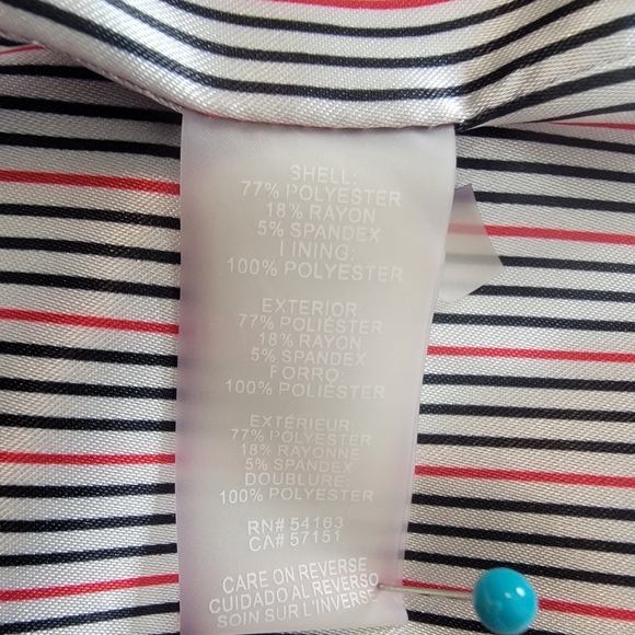 Tommy Hilfiger Women's Black Blazer - Picture 5 of 6